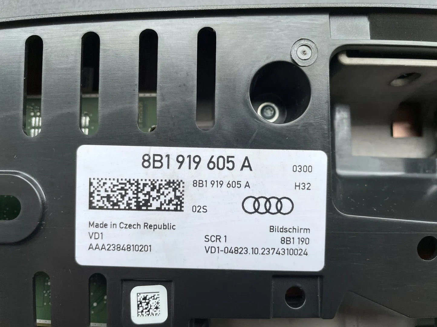 Original Audi Bedieneinheit Display 8B1919605A