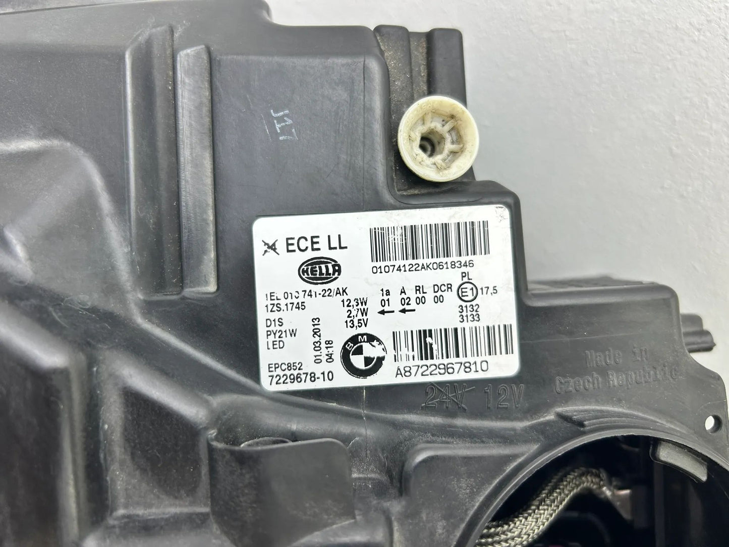 Original BMW 1er F20 F21 Xenon Scheinwerfer rechts 7229678
