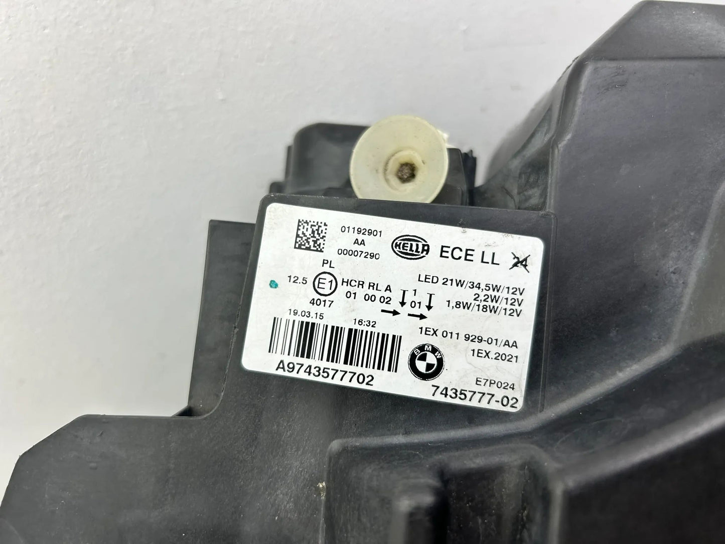 Original BMW 1er F20 F21 LED Scheinwerfer links 7435777