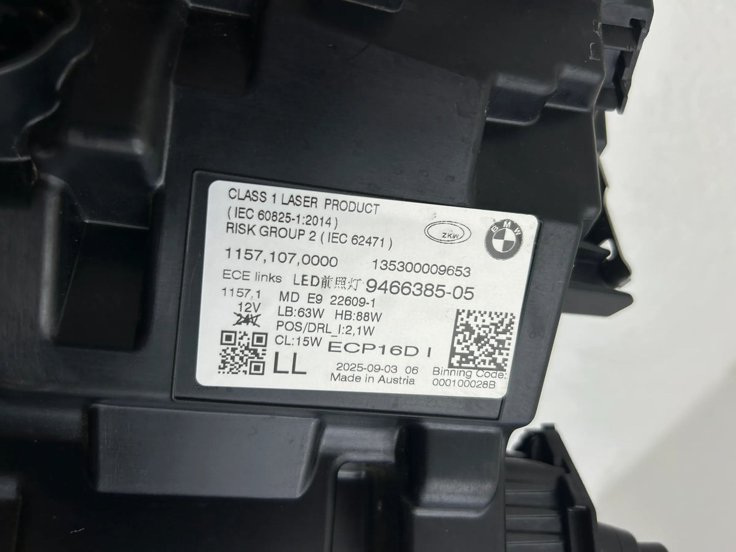 Original BMW 5er G30 G31 F90 Laser Scheinwerfer links 9466385