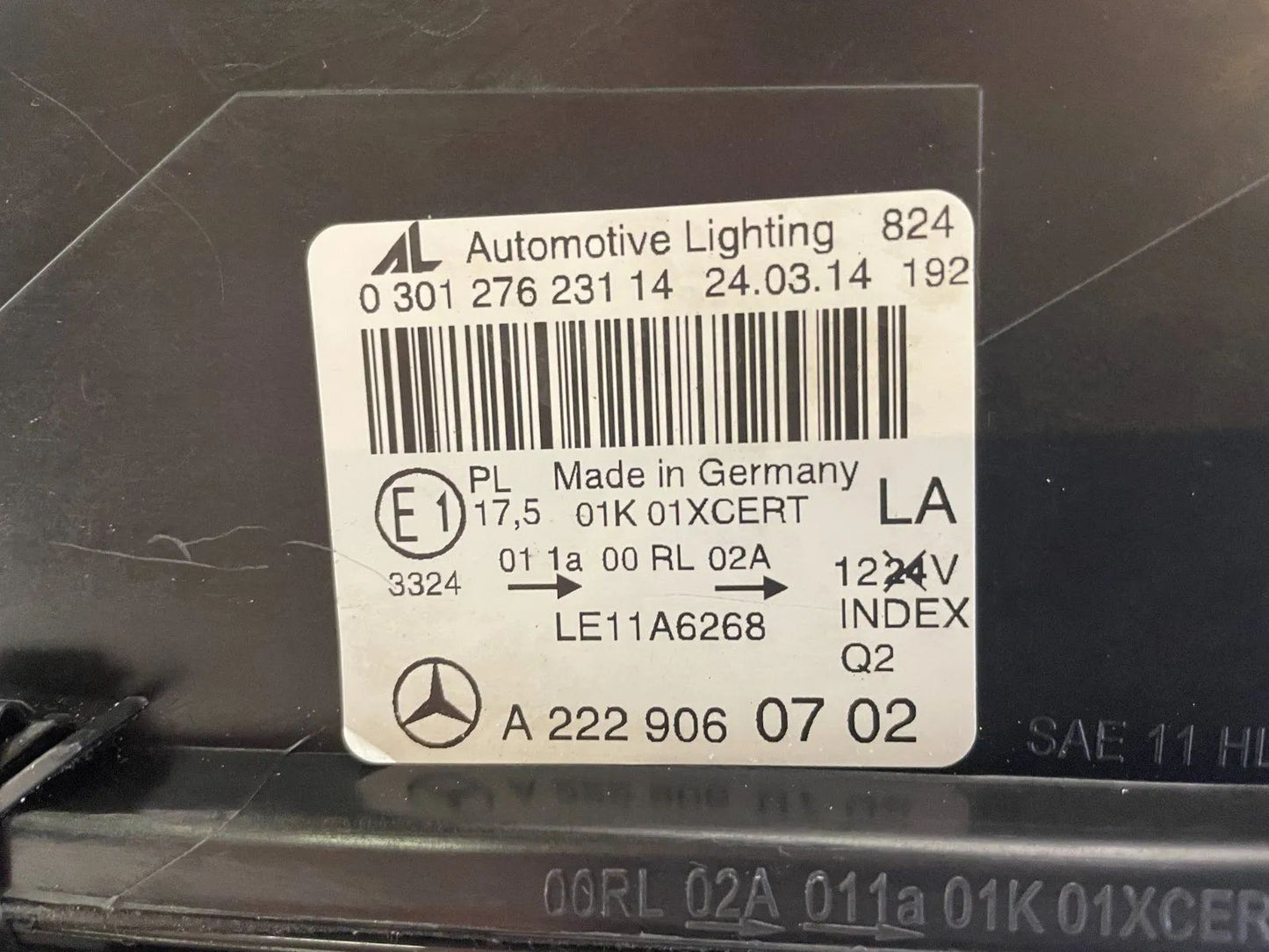 Original Mercedes S-Klasse W222 Scheinwerfer links A2229060702