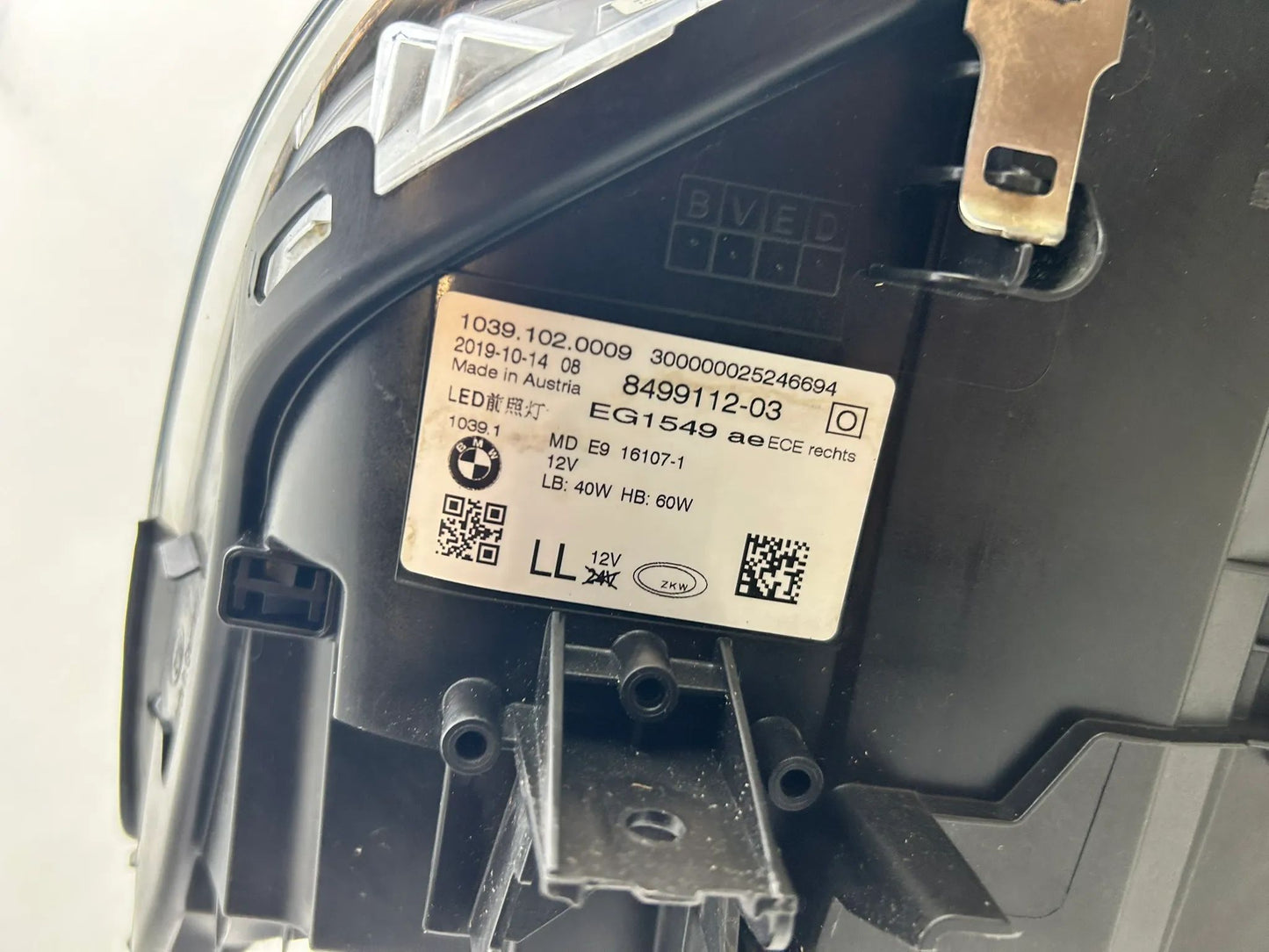 Original BMW 5er G30 G31 LED Scheinwerfer rechts 8499112