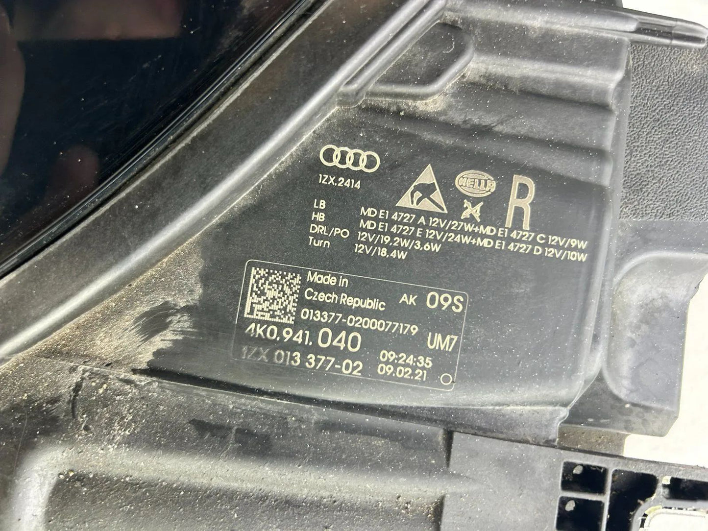 Original Audi A6 C8 4K LED Scheinwerfer rechts 4K0941040
