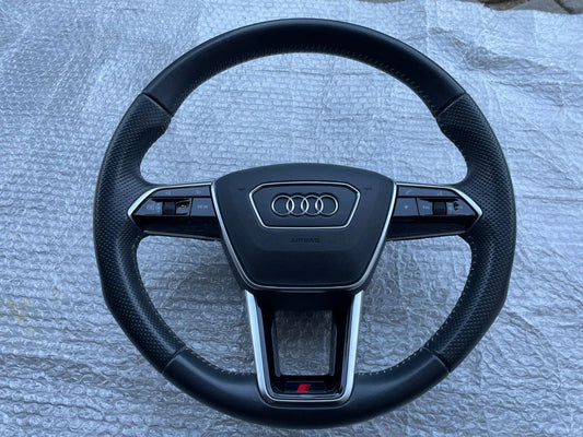 Audi A6 S6 S7 A8 S8 4K S-Line Leder Lenkrad 4K0419091F