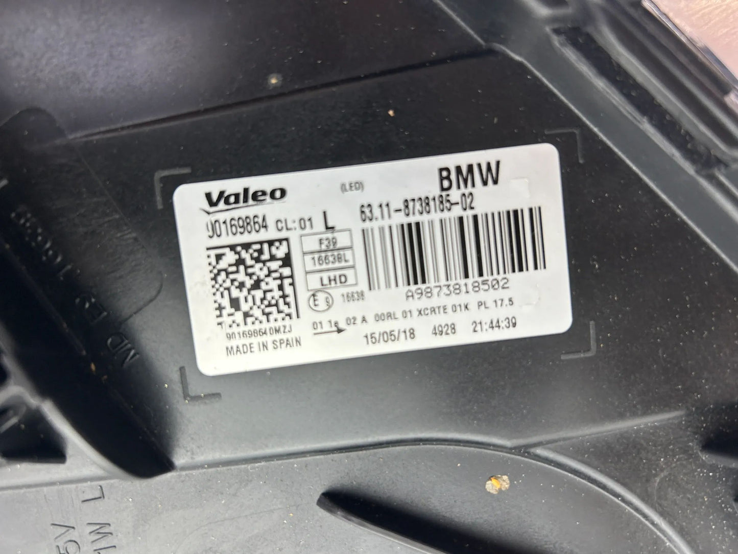 Original BMW X2 F39 LED Scheinwerfer links 8738185