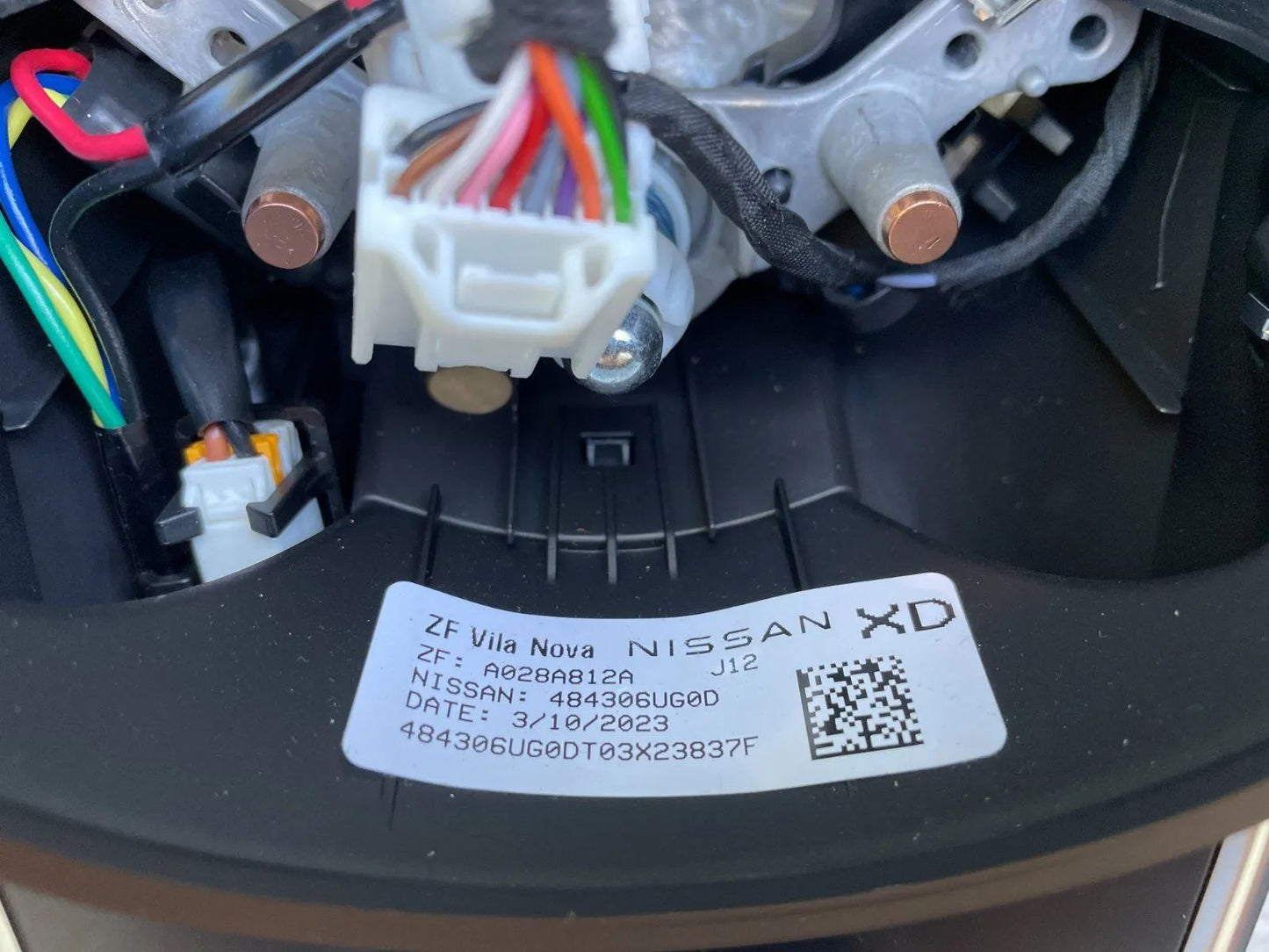 Original Nissan Qashqai J12 Lenkrad Leder 484306UG0D