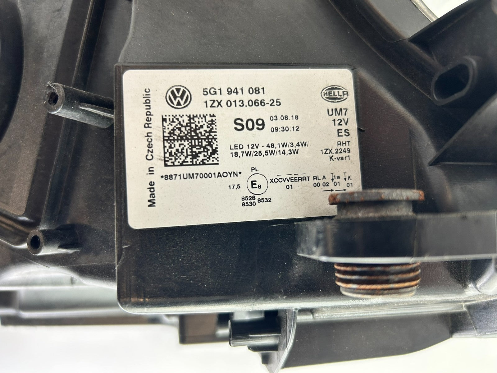 Original VW Golf 7 VIII 5G LED Scheinwerfer links 5G194108114