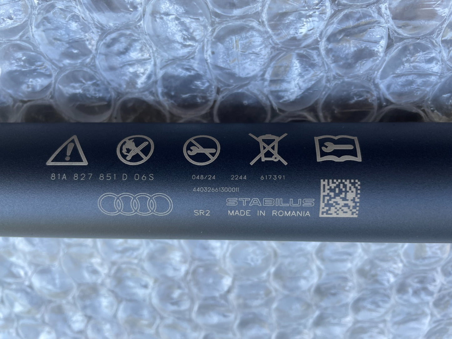 Original Audi Q2 Gasdruckfeder elektrische Heckklappe 81A827851D4