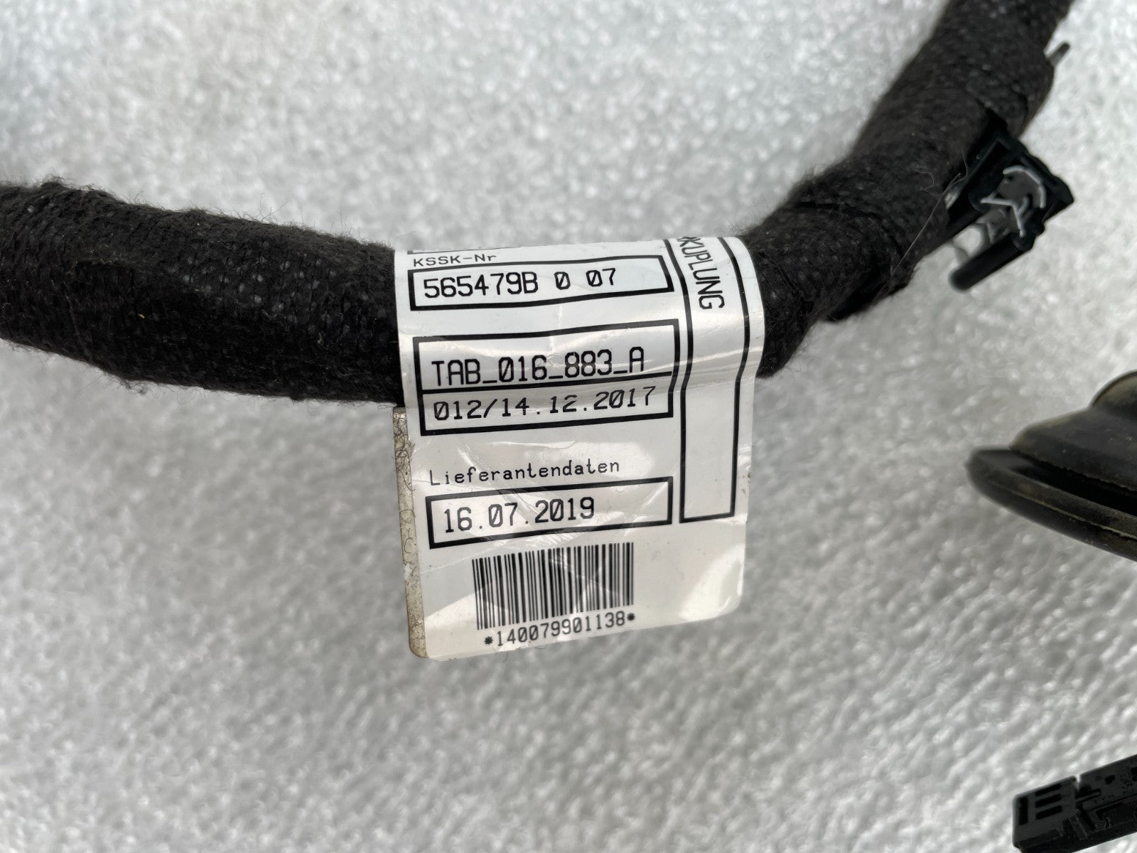 Original VW Touareg III Anhängerkupplung Kabelsatz Kabelbaum 760971124E2