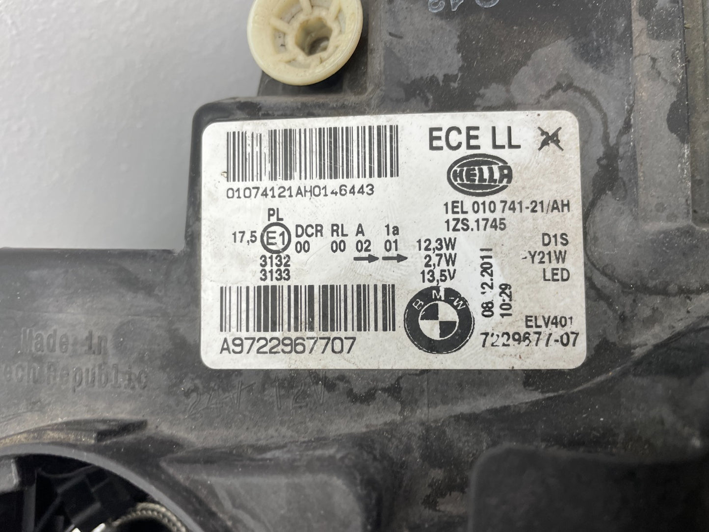 Original BMW 1er F20 F21 Xenon Scheinwerfer links 72296772