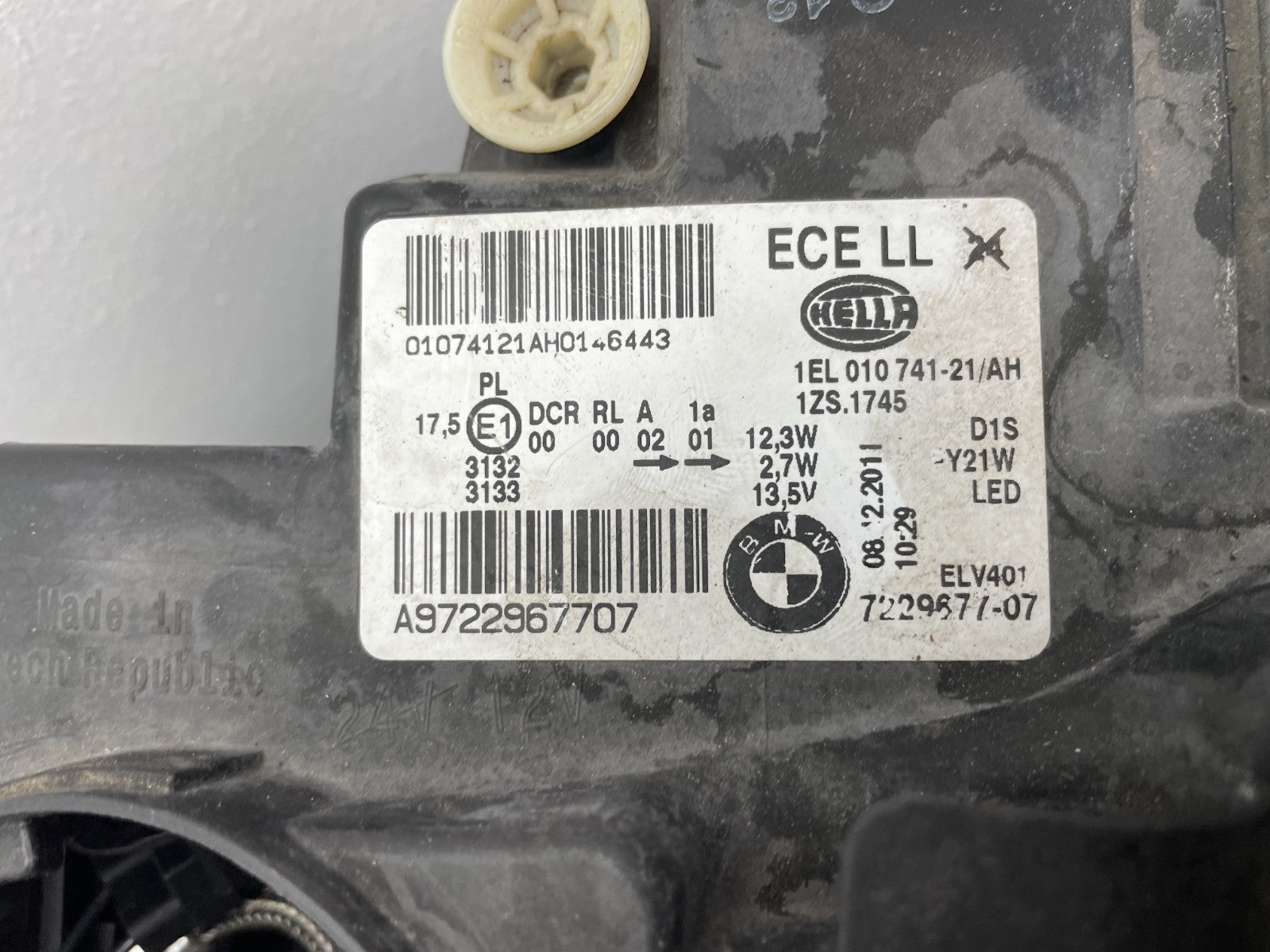 Original BMW 1er F20 F21 Xenon Scheinwerfer links 72296772