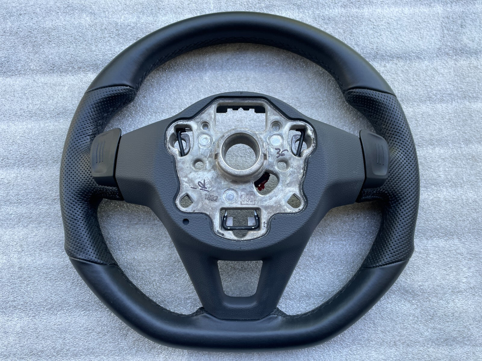 Original VW Golf 8 VIII Mk8 Leder Lenkrad Multifunktion Schaltwippen 5H0959542J7