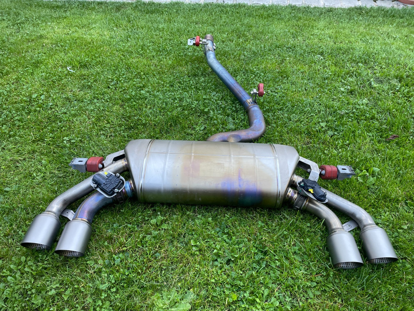 Original VW Golf 7 R Troc Akrapovic Abgasanlage Auspuff Titan 5Q6253611DK1