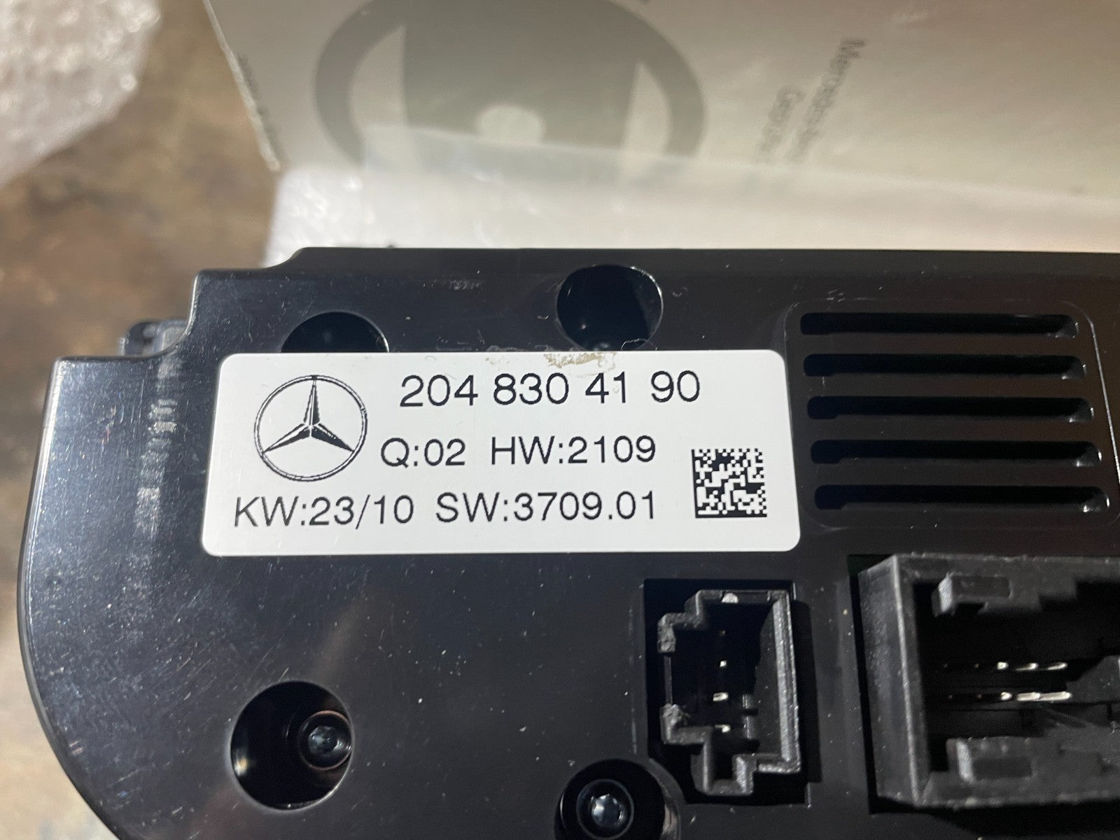 Original Mercedes C-Klasse W204 Klimabedienteil Klimaanlage Klima A20483041907