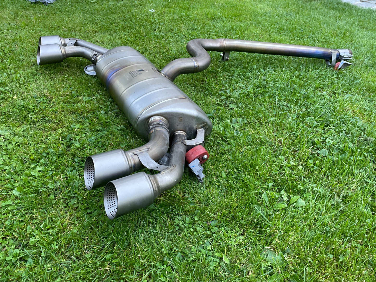 Original VW Golf 7 R Troc Akrapovic Abgasanlage Auspuff Titan 5Q6253611DK8