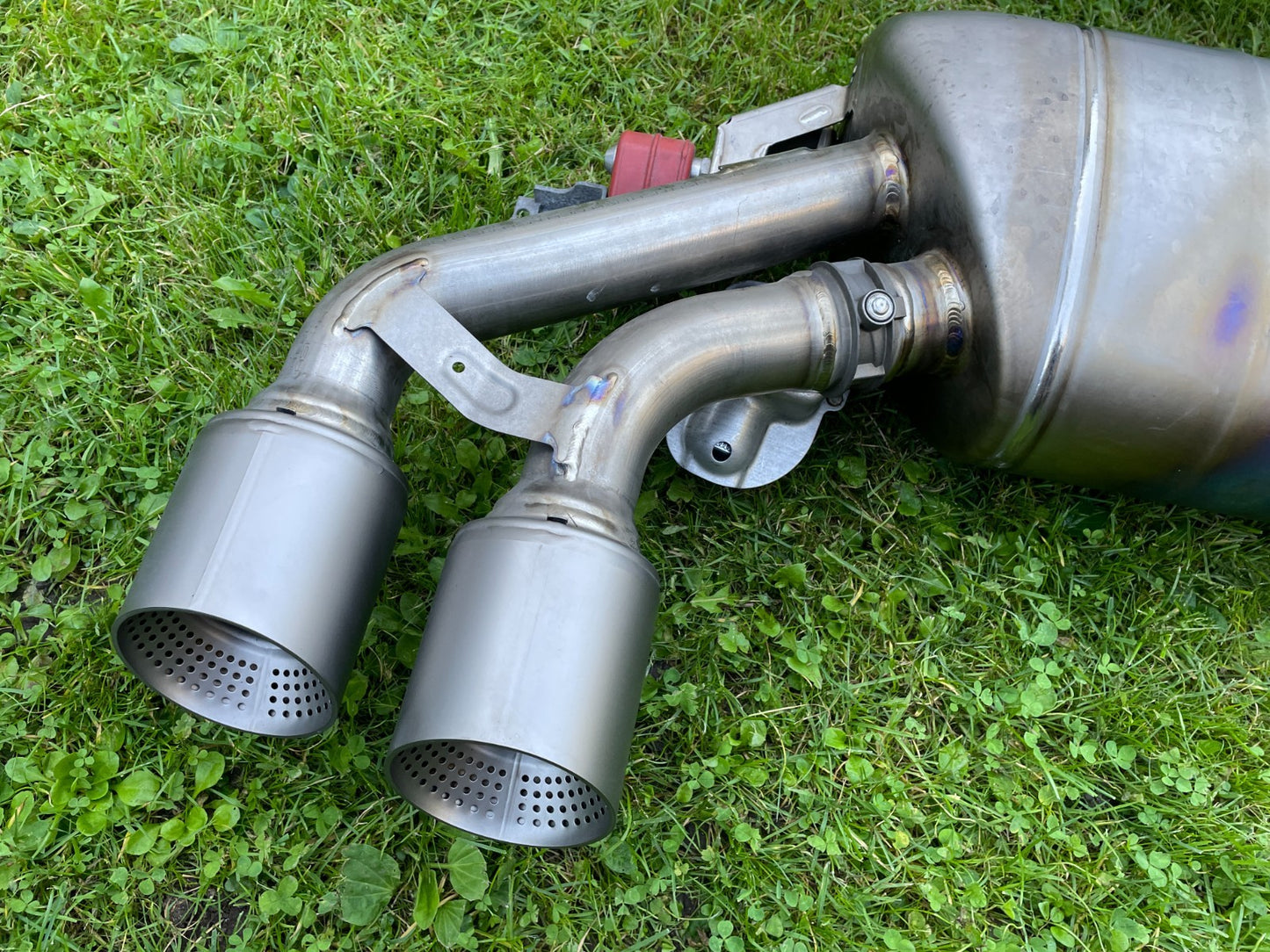 Original VW Golf 7 R Troc Akrapovic Abgasanlage Auspuff Titan 5Q6253611DK12