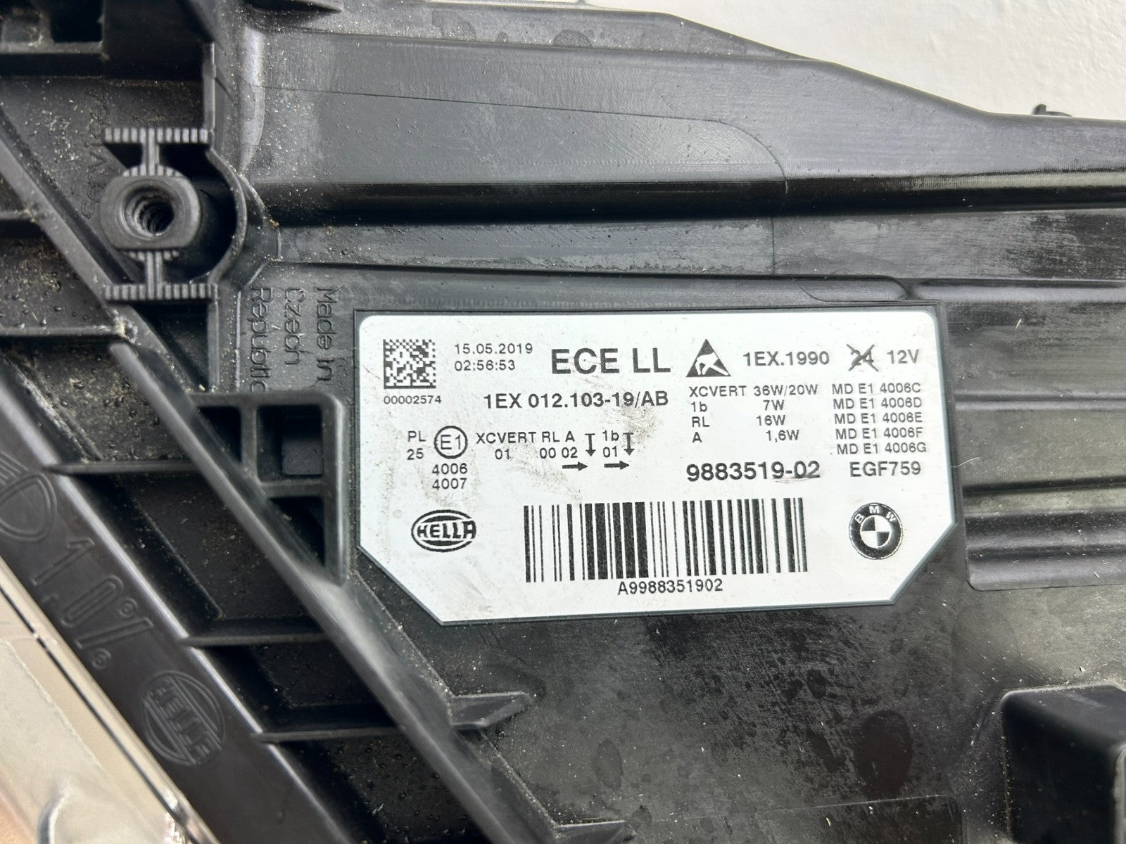 Original BMW 3er F30 F31 LED Scheinwerfer links 98835195