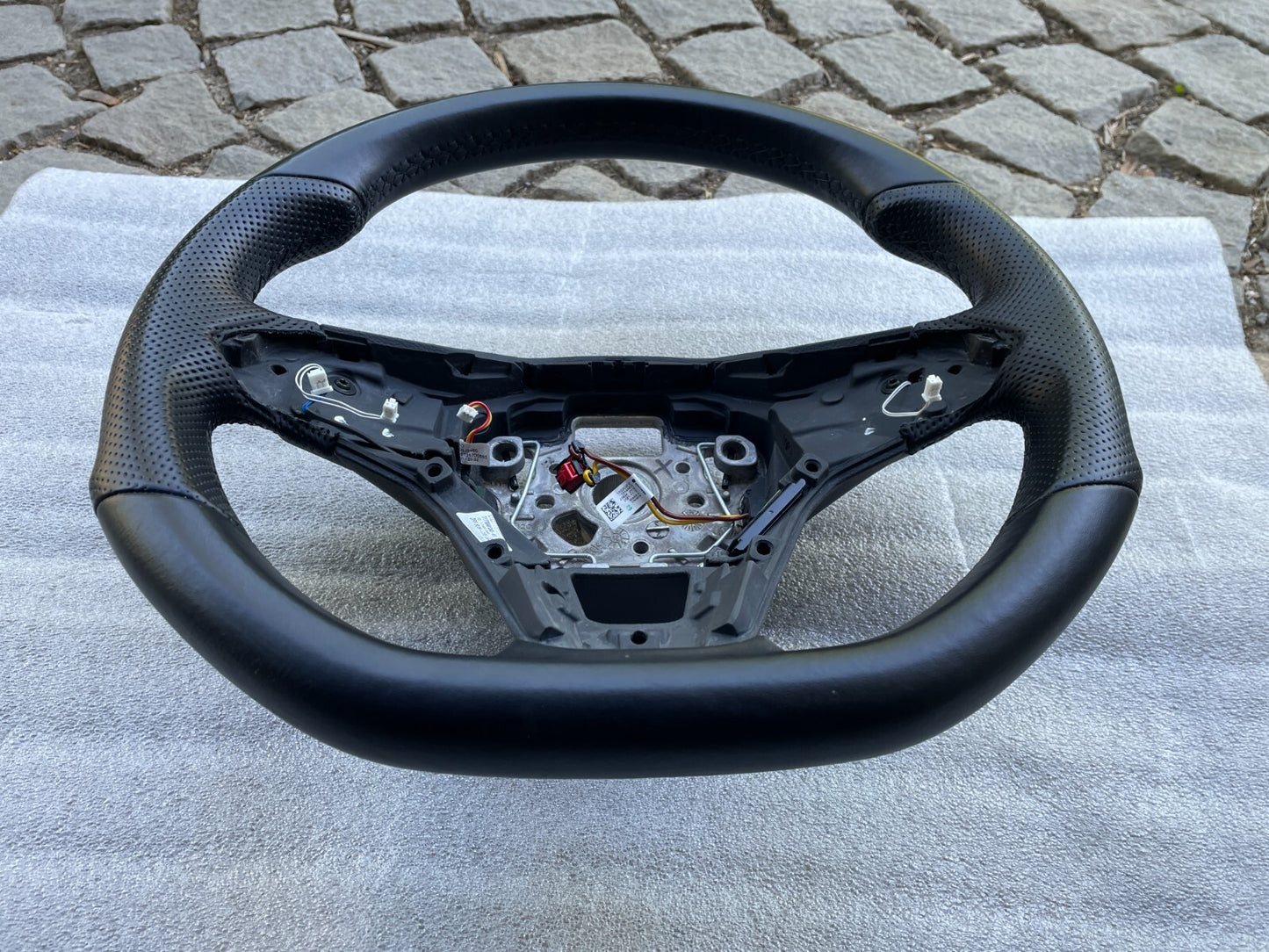 Original VW Golf 8 VIII Mk8 Leder Lenkrad Multifunktion Schaltwippen 5H0959542J1