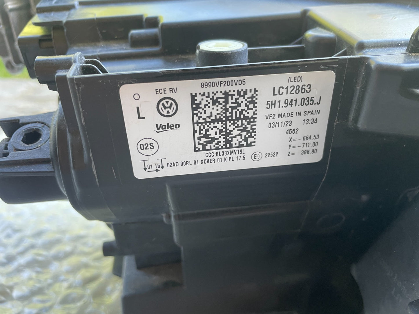 Original VW Golf VIII 8 LED Scheinwerfer links 5H1941035J13