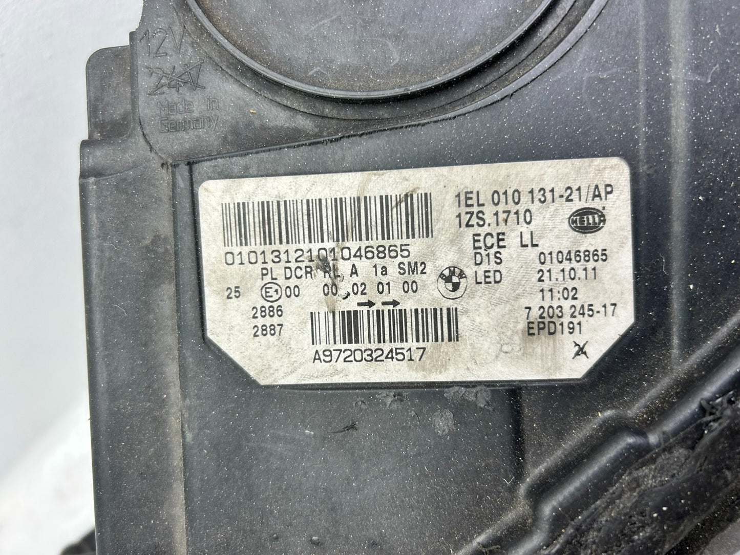 Original BMW 5er F10 F11 Xenon Scheinwerfer links 72032454