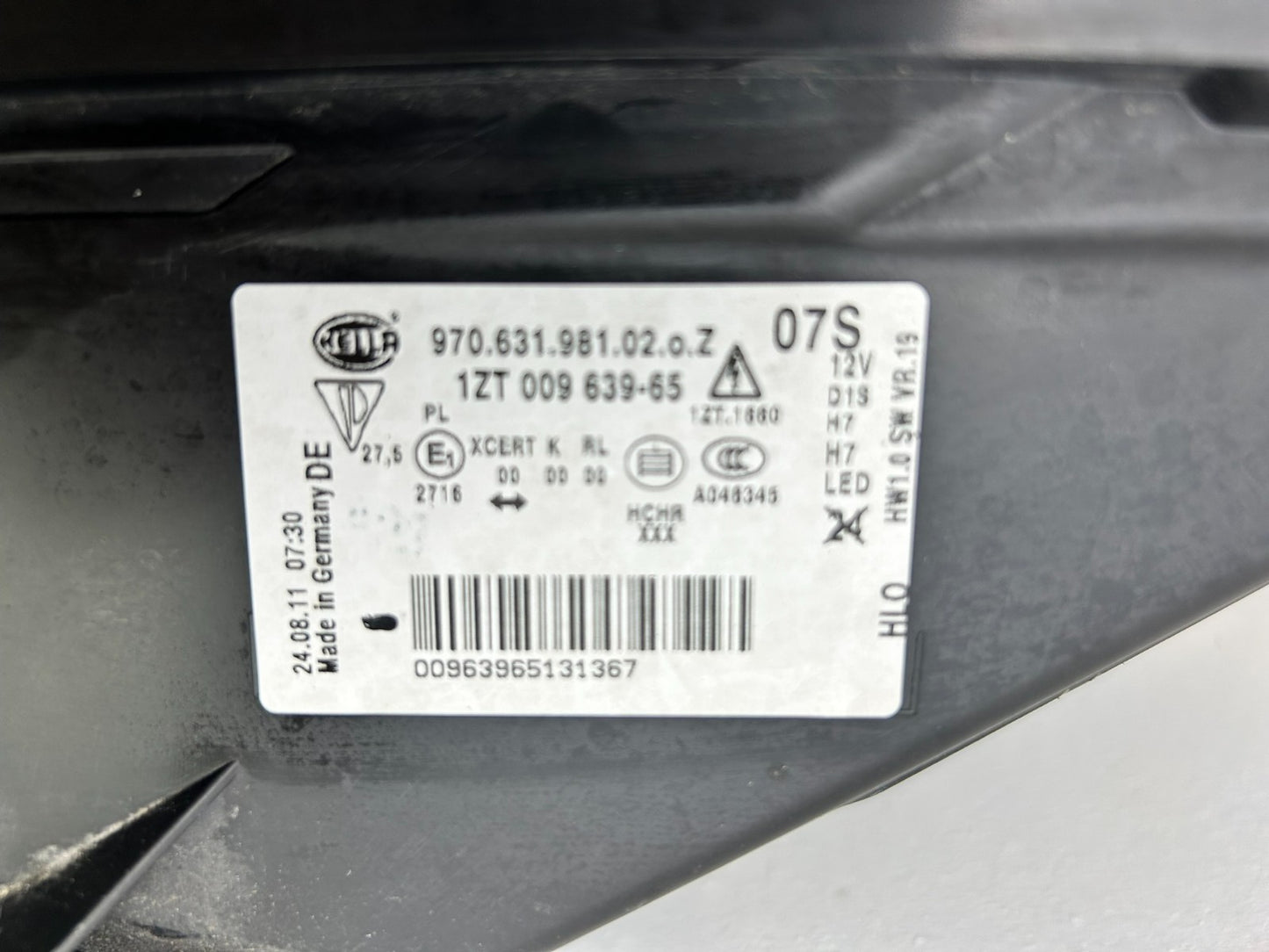 Original Porsche Panamera 970 GTS Bi Xenon Scheinwerfer links 970631981024