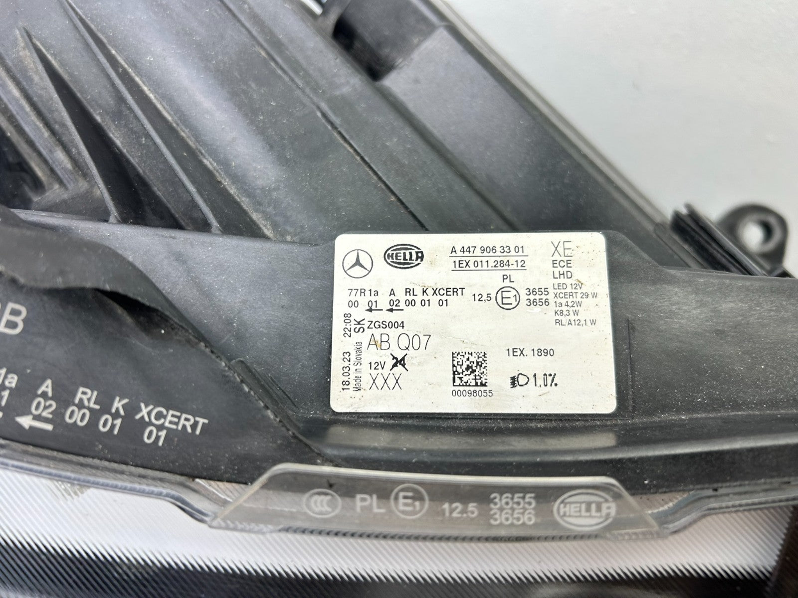 Original Mercedes W447 Vito LED Scheinwerfer rechts A44790633015