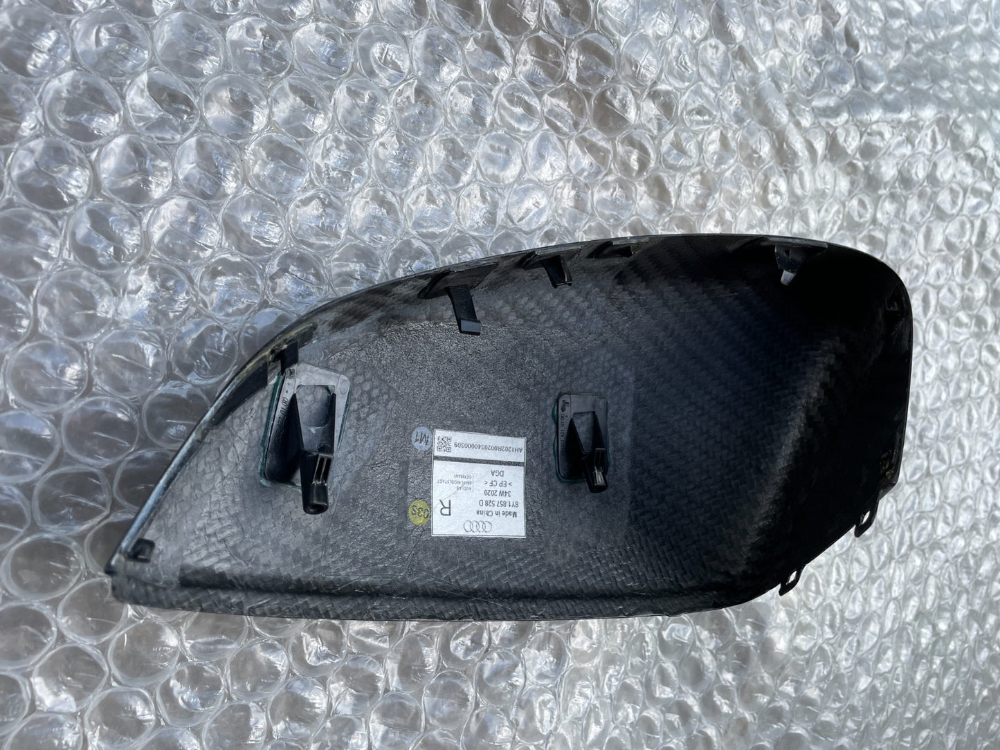 Original Audi A3 S3 RS3 8Y Carbon Spiegelkappe rechts 8Y1857528D4