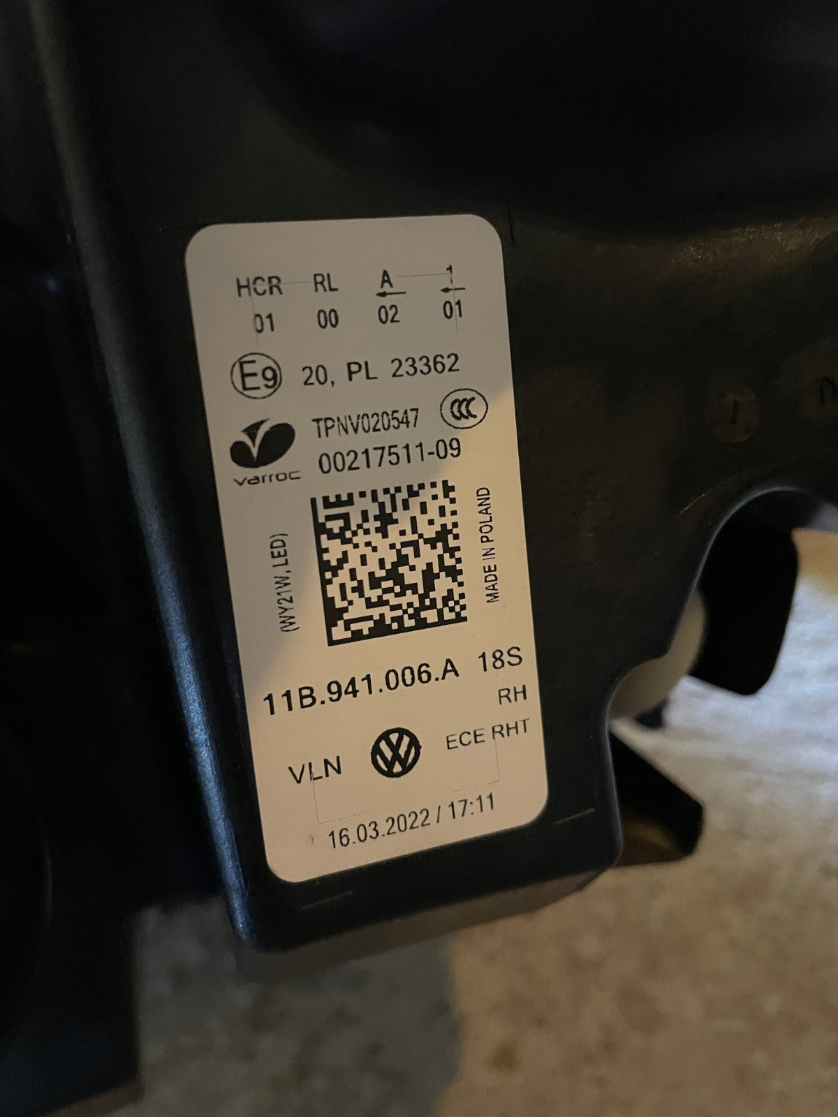 Original VW ID4 ID.4 LED Scheinwerfer rechts 11B941006A13