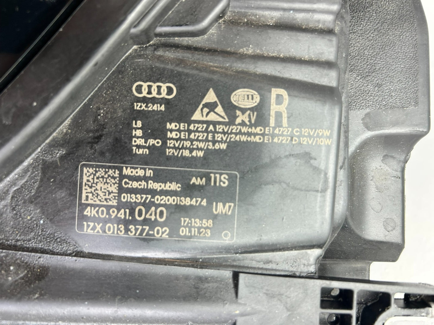 Original Audi A6 C8 4K LED Scheinwerfer rechts 4K09410405