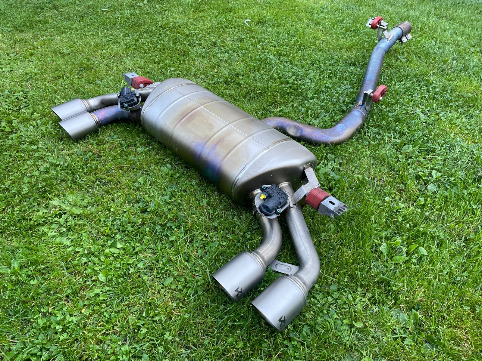 Original VW Golf 7 R Troc Akrapovic Abgasanlage Auspuff Titan 5Q6253611DK0