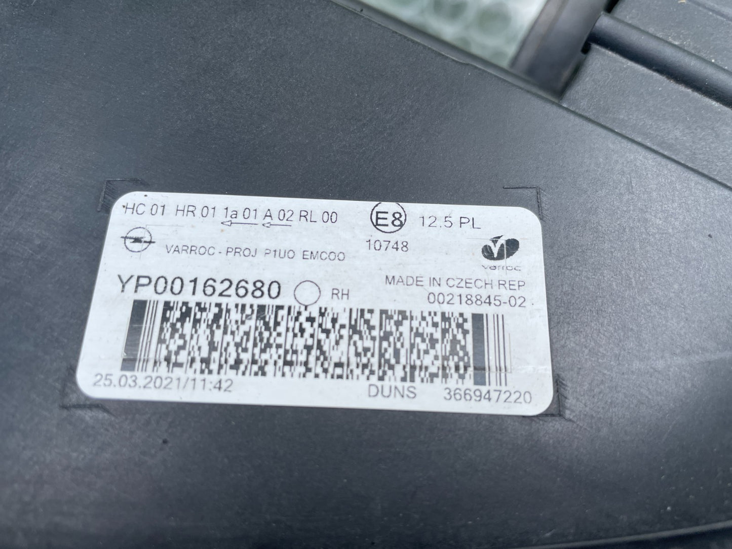 Original Opel Grandland Scheinwerfer rechts YP001626804