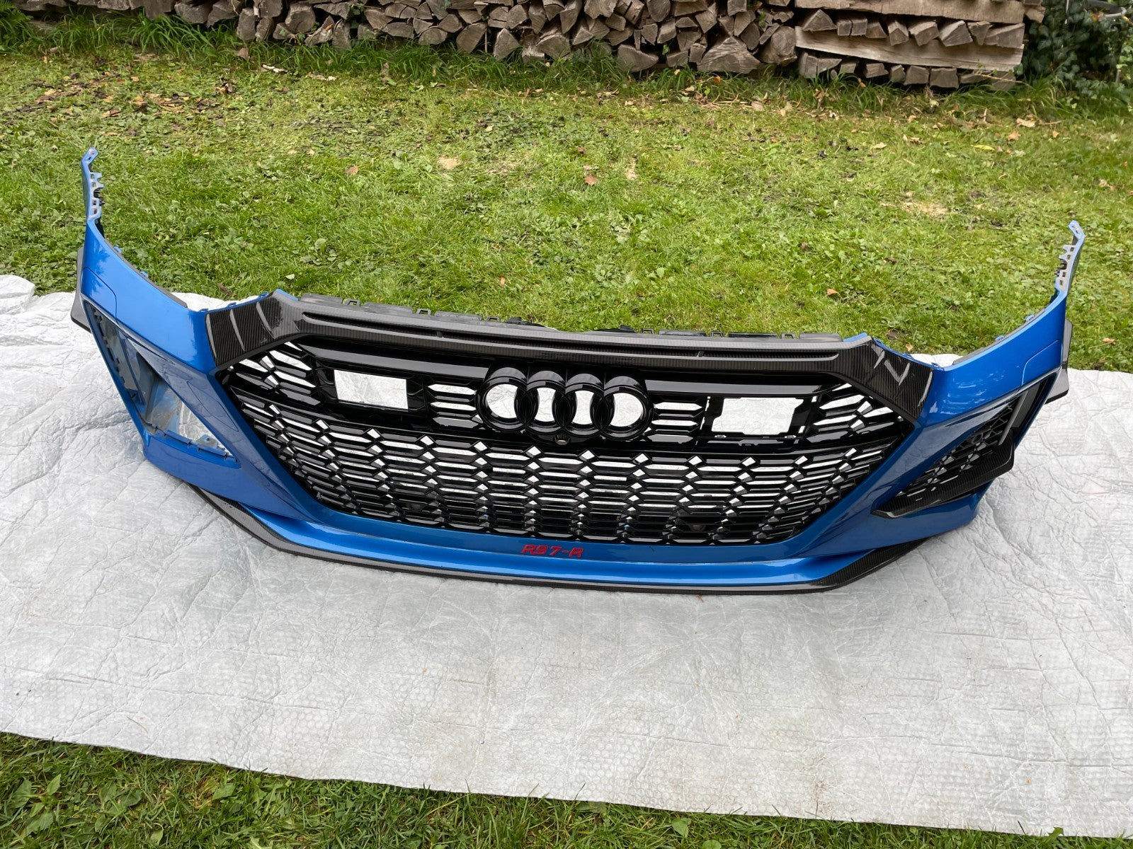 Original Audi RS7-R Abt 4K C8 Carbon Stoßstange Stoßfänger Front Bumper 20191