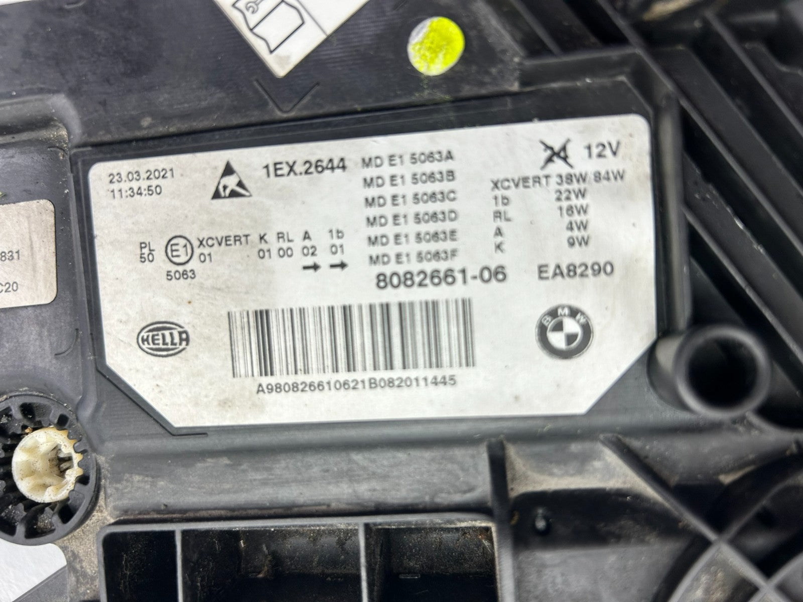 Original BMW 5er G30 G31 M5 F90 LED Laser Scheinwerfer Shadow links 80826618