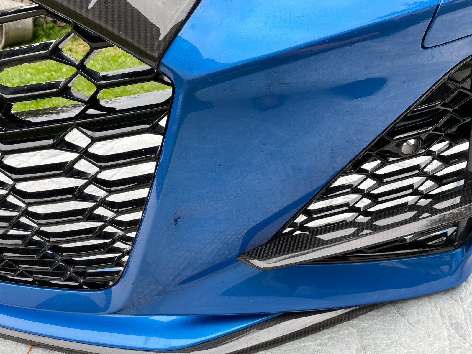 Original Audi RS7-R Abt 4K C8 Carbon Stoßstange Stoßfänger Front Bumper 20197