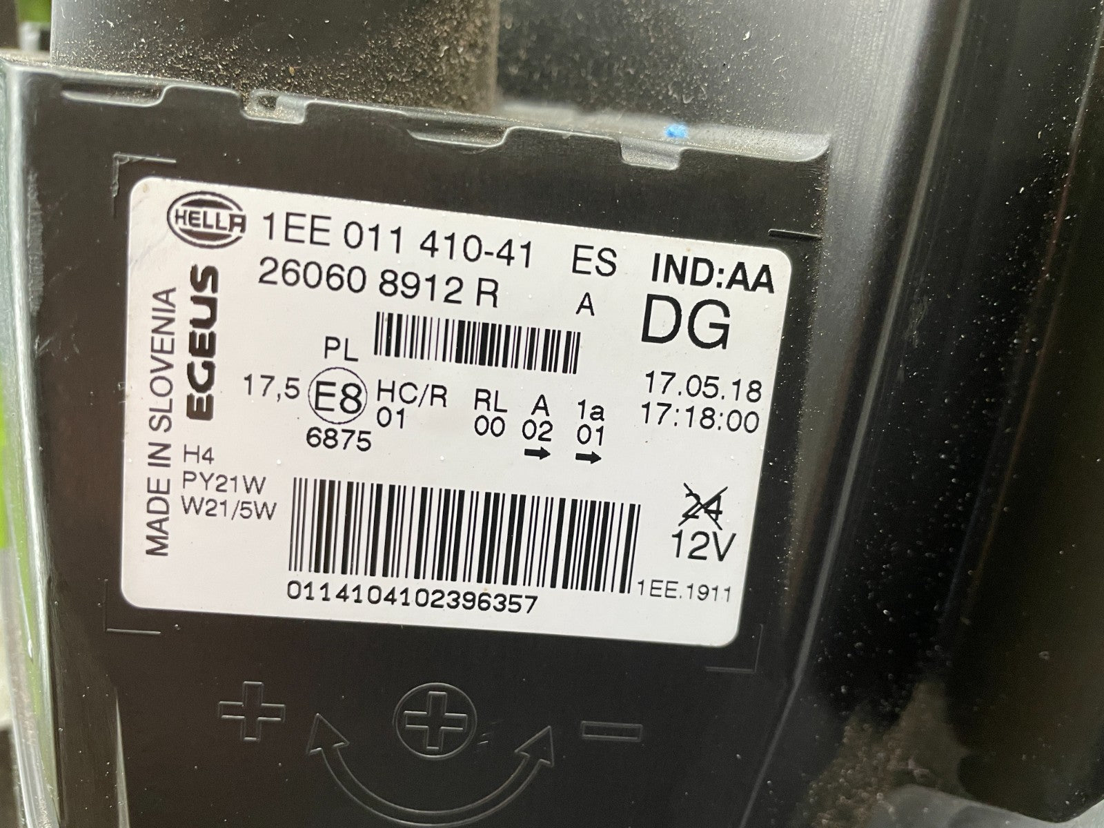 Original Renault Trafiac II Halogen Scheinwerfer links 260608912R6