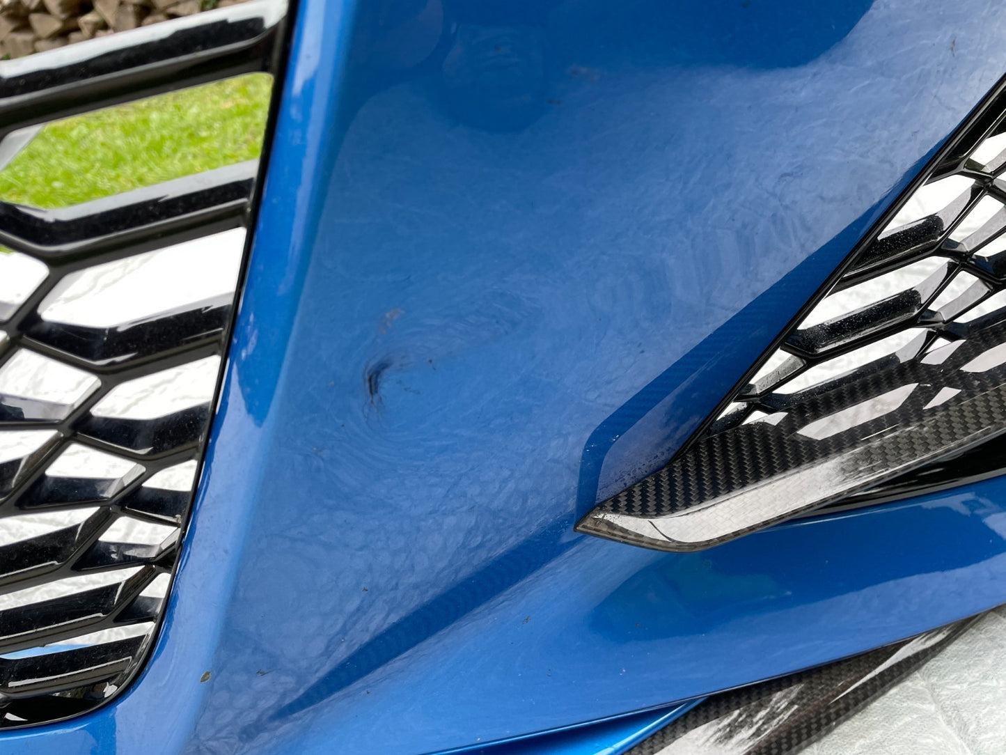 Original Audi RS7-R Abt 4K C8 Carbon Stoßstange Stoßfänger Front Bumper 20199