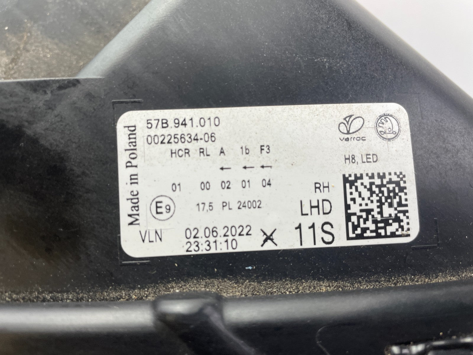 Original Skoda Karoq LED Scheinwerfer rechts 57B9410104