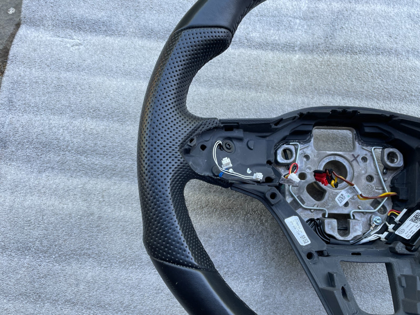 Original VW Golf 8 VIII Mk8 Leder Lenkrad Multifunktion Schaltwippen 5H0959542J3