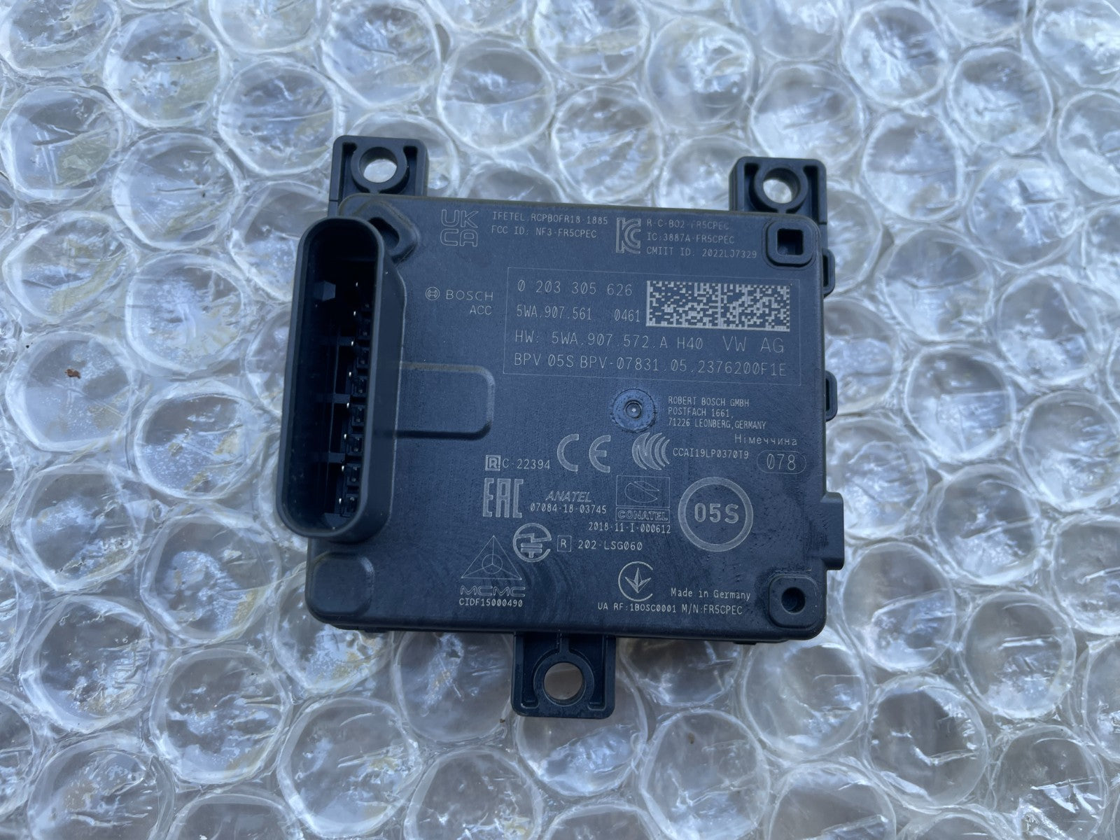 Original VW Audi Skoda Seat Radarsensor Steuergerät ACC 5WA9075610