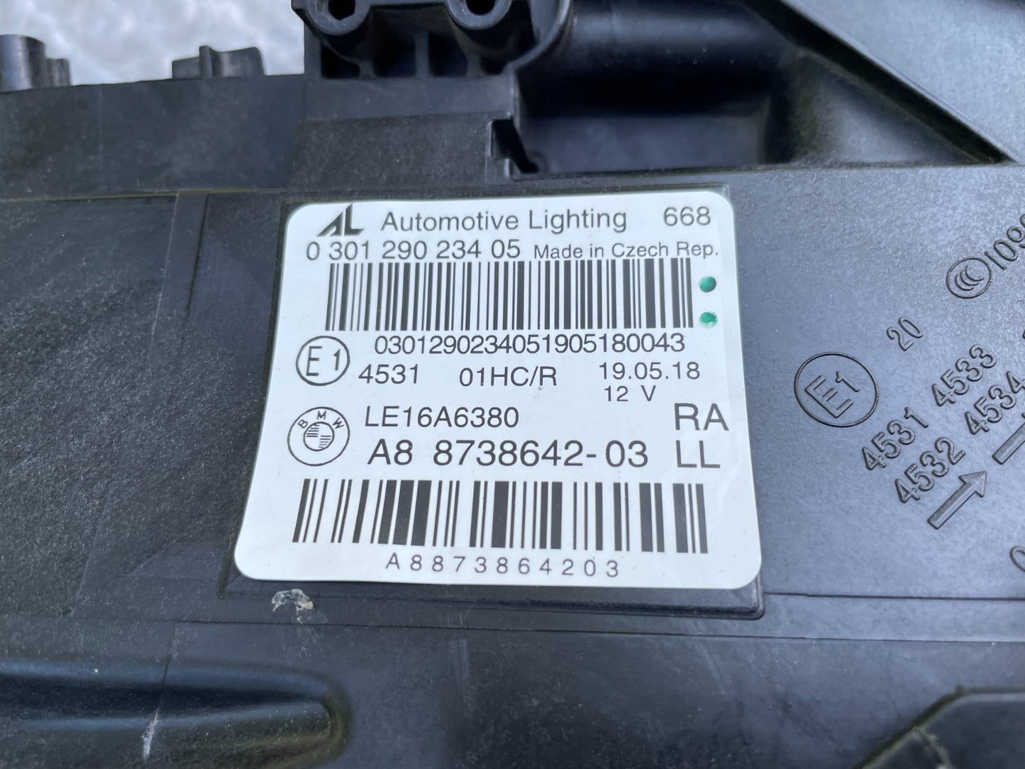 Original BMW 2er Active Tourer F45 F46 LED Scheinwerfer rechts 8738642 / 5A32DF84