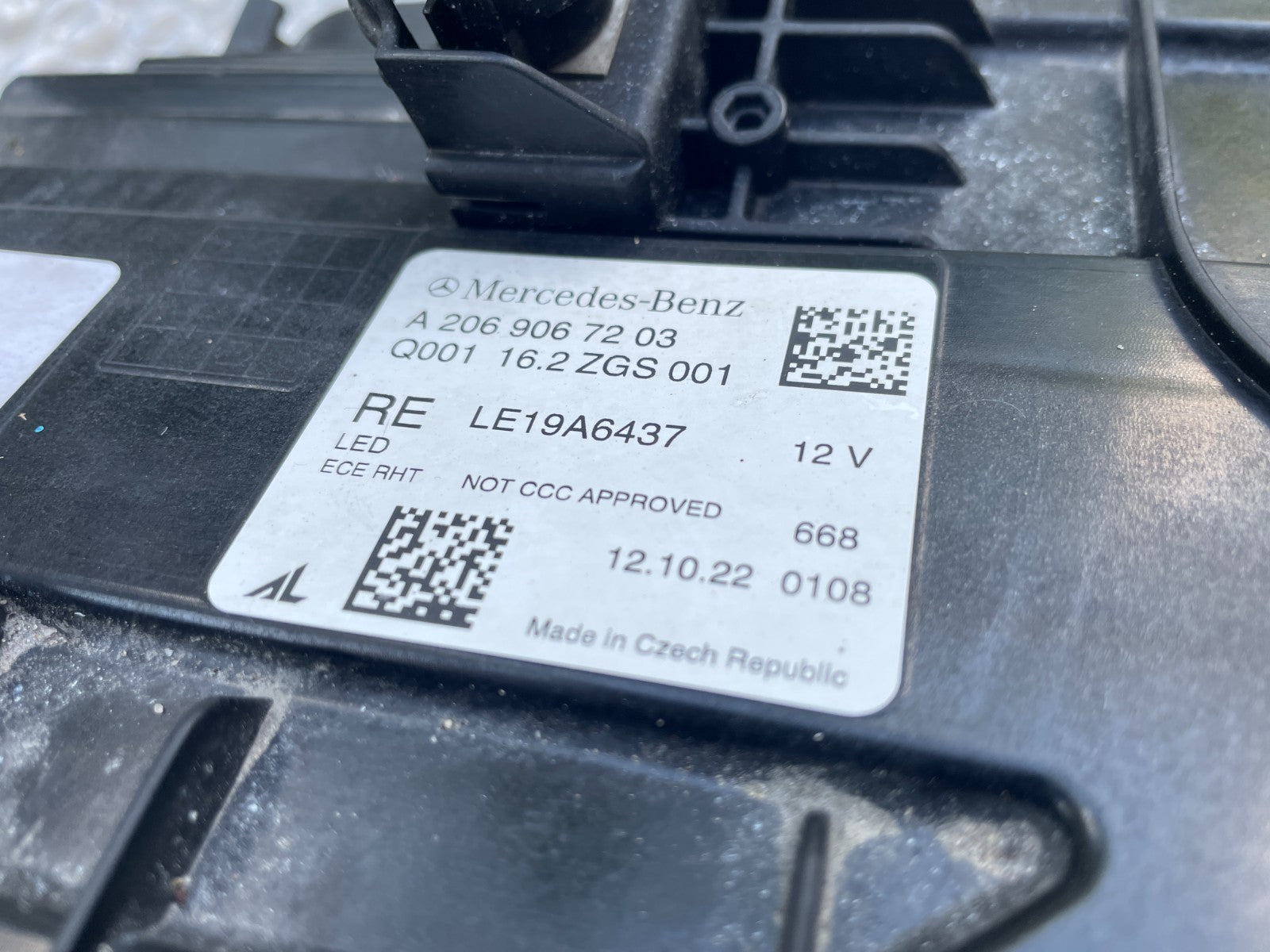 Mercedes C-Klasse W206 LED Scheinwerfer rechts A20690672032