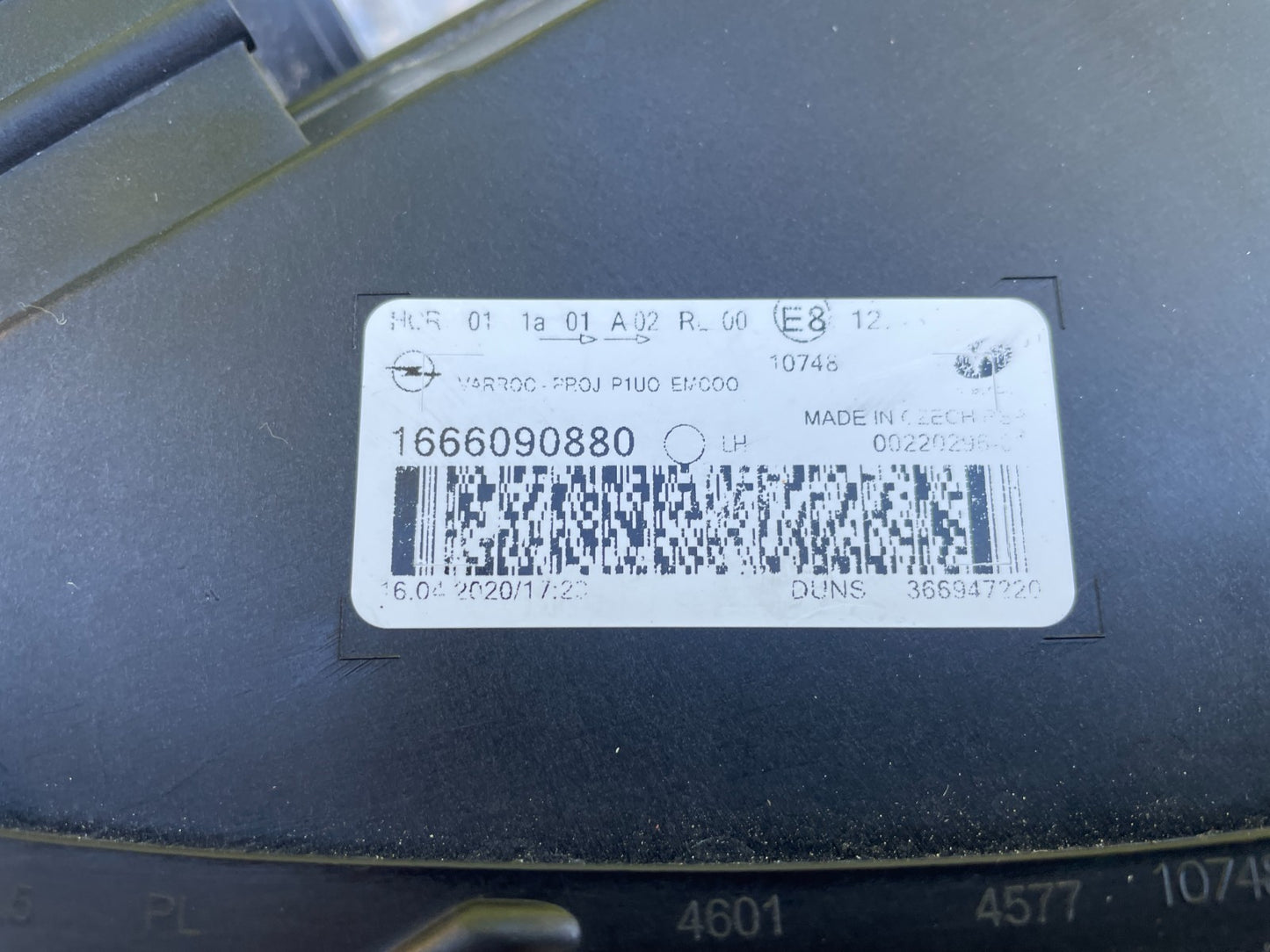 Original Opel Grandland X Scheinwerfer links 16660908806