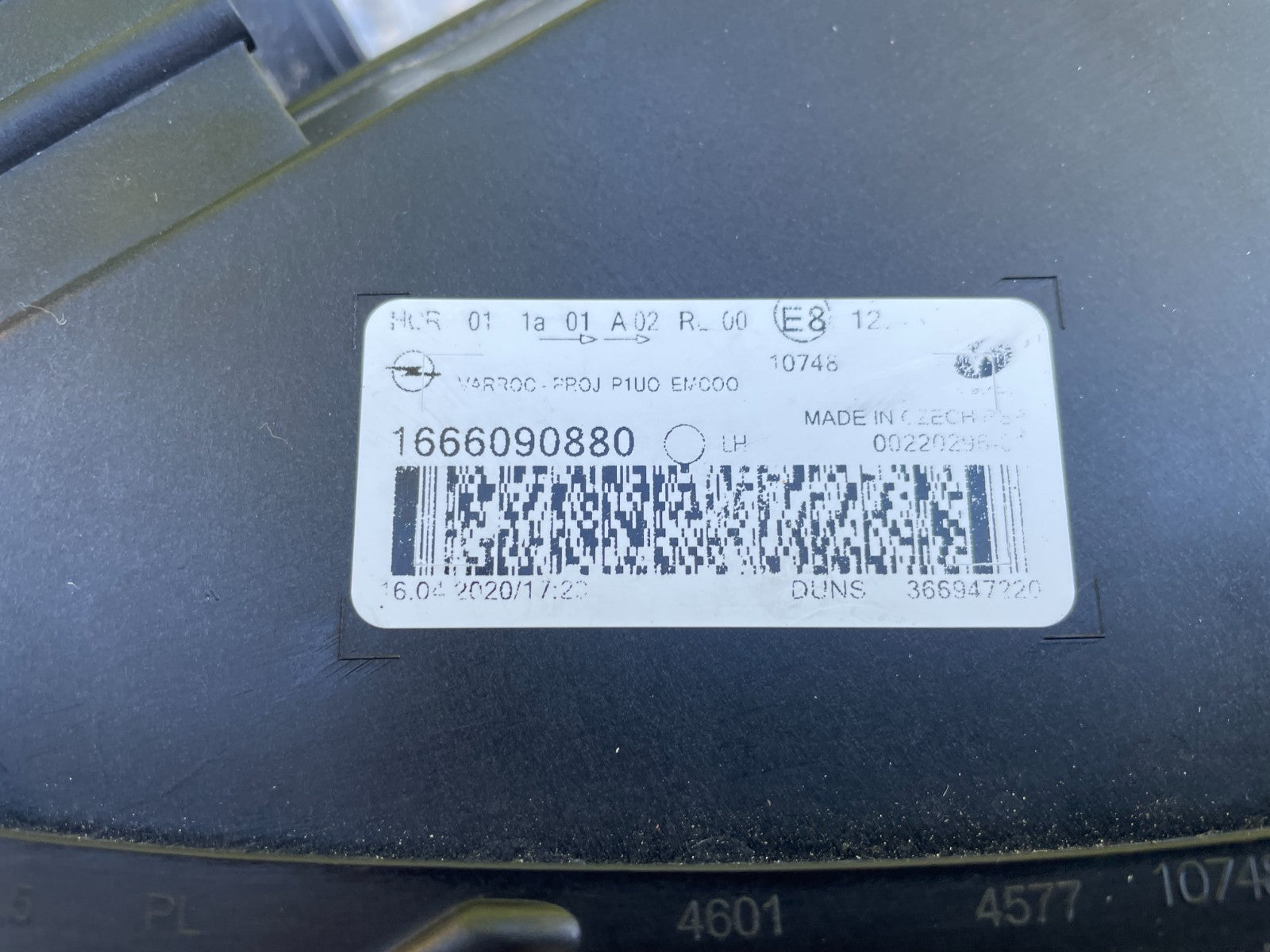 Original Opel Grandland X Scheinwerfer links 16660908806