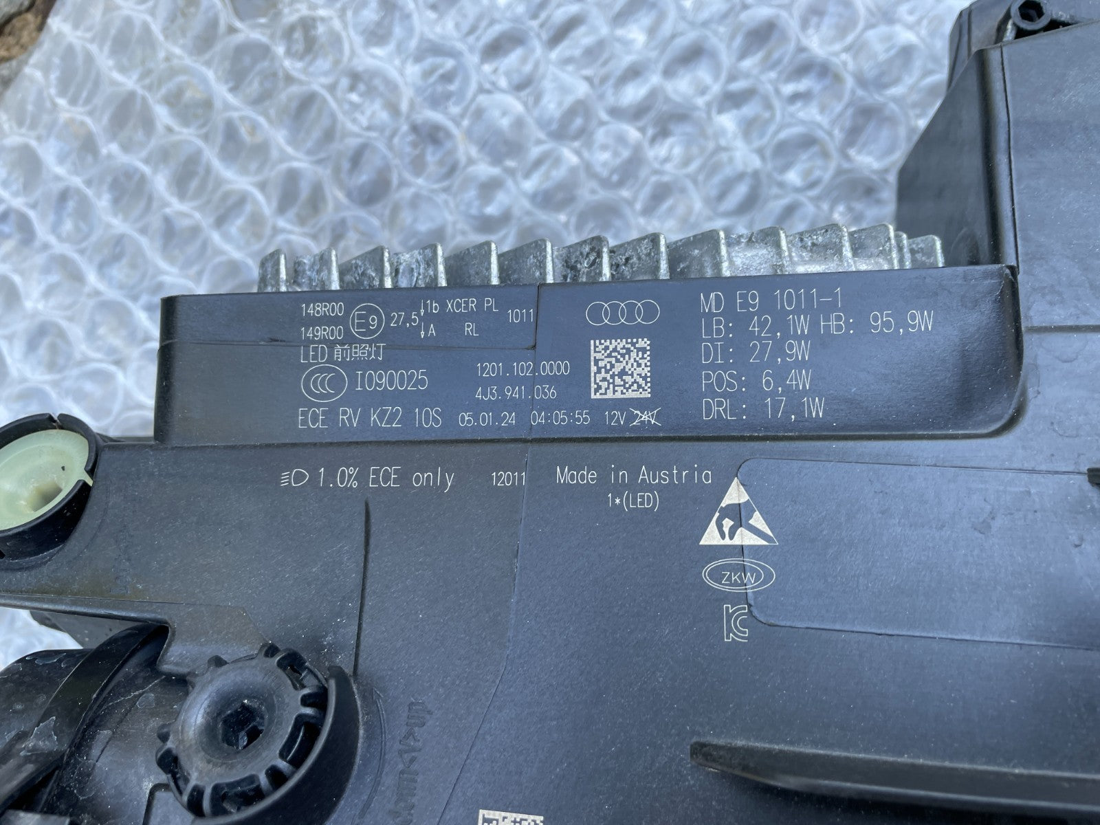 Audi e-tron GT RS LED Scheinwerfer rechts 4J39410366