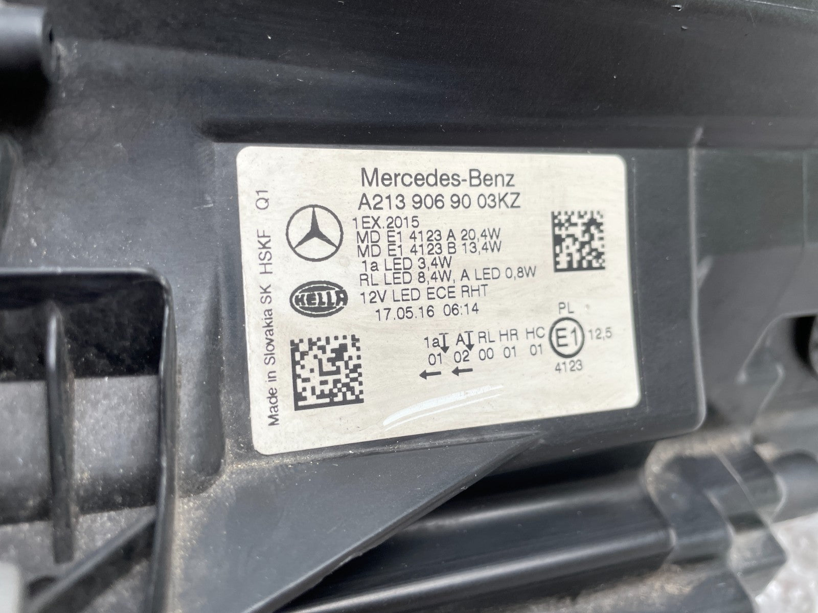 Original Mercedes E-Klasse W213 LED Scheinwerfer rechts A213906900313