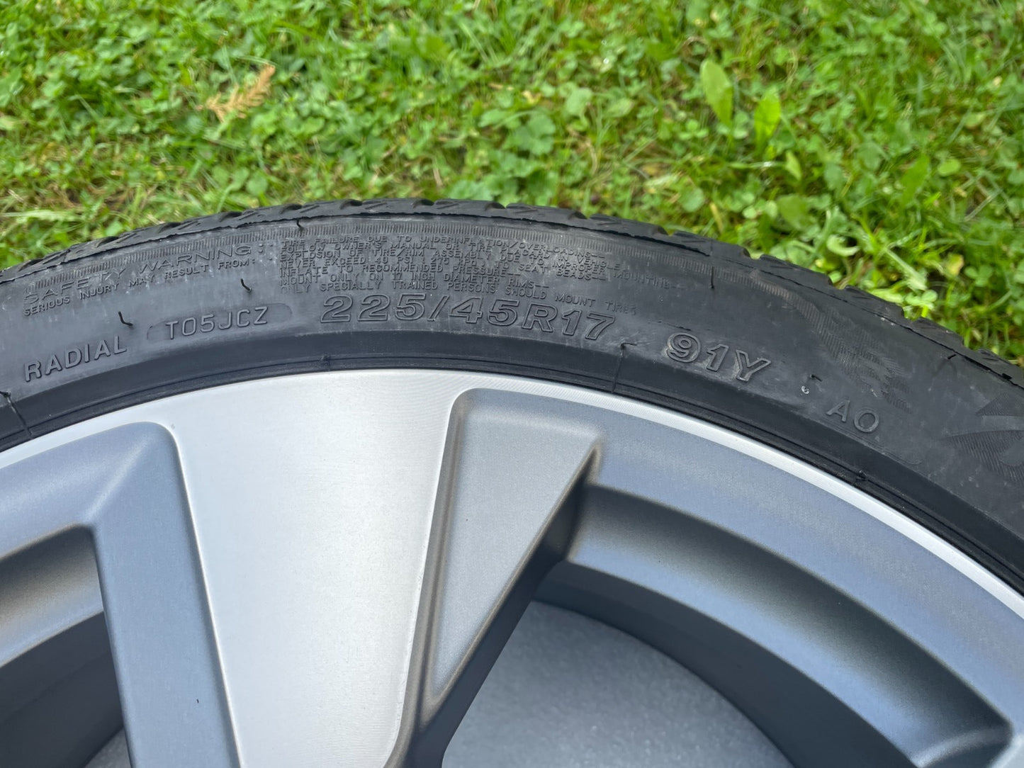 1x Original Audi A3 8V Ersatzrad Felge Reifen NEU 8V0601025DQ 225/45 R17 91Y4