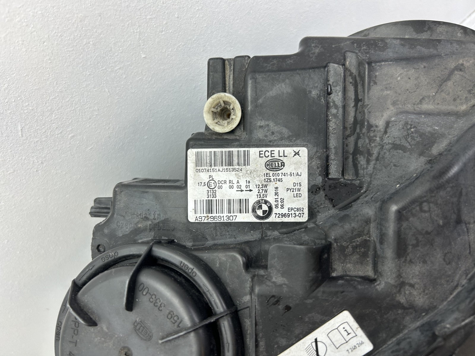 Original BMW 1er F20 F21 Xenon Scheinwerfer links 72969134