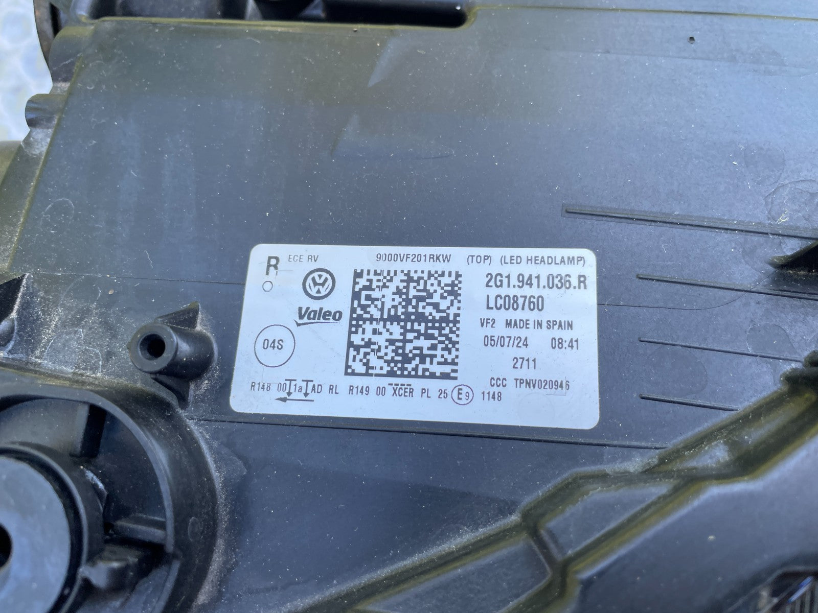Original VW Polo 2G1 LED Scheinwerfer rechts 2G1941036G6