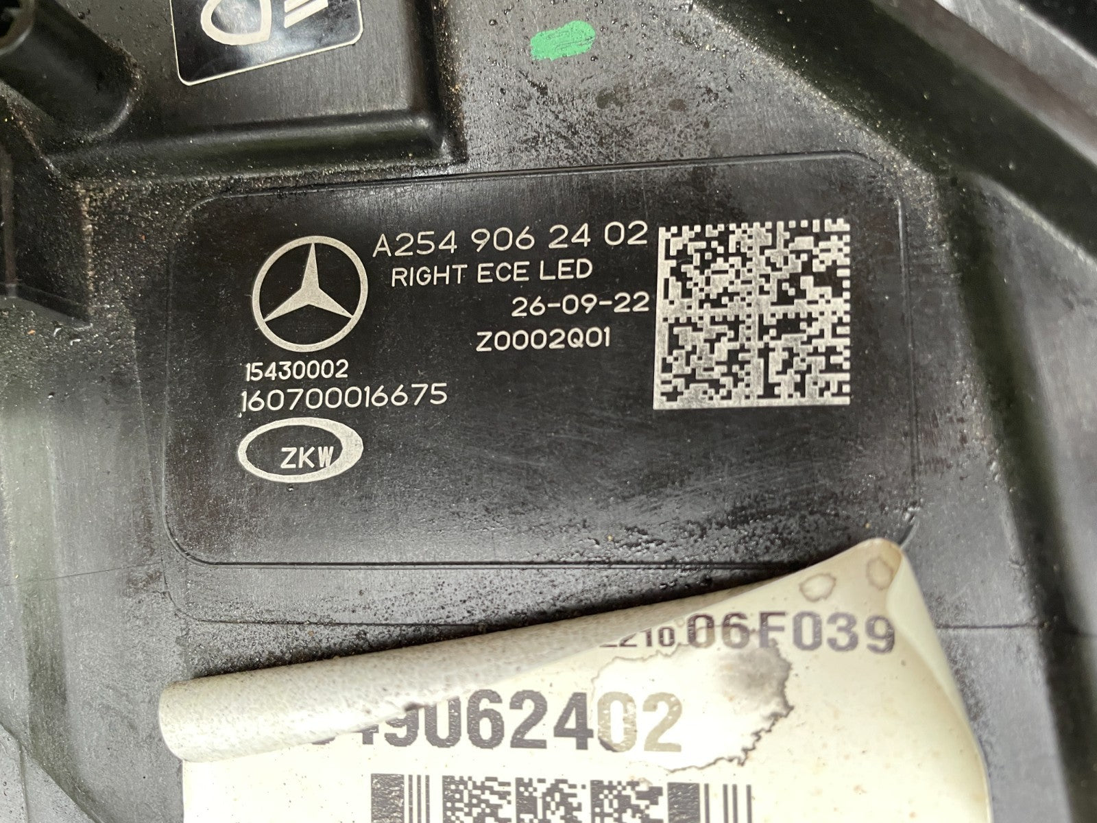 Original Mercedes GLC W253 LED Scheinwerfer rechts A25490624026