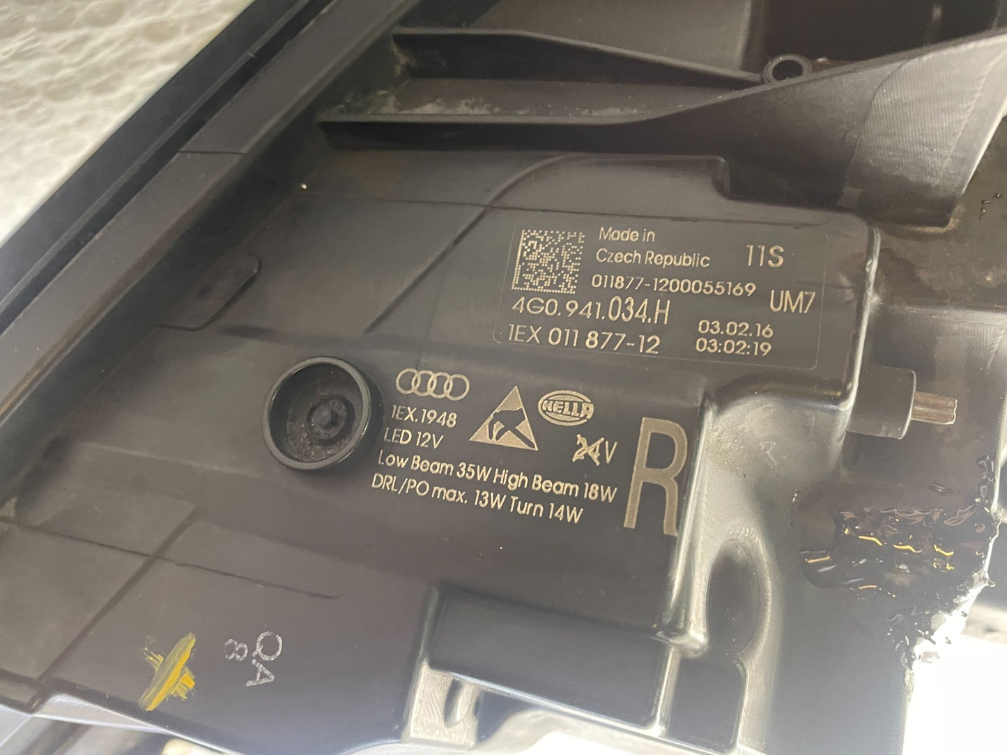 Original Audi A6 C7 4G LED Scheinwerfer rechts 4G0941034H6